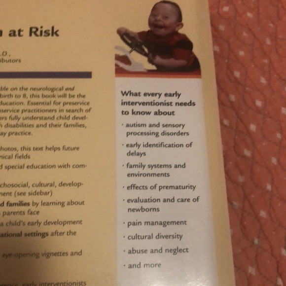 COPY - Families, Infants, and Young Children at Risk Textbook - Picture 2 of 6